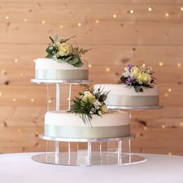 Cake Stand - White Swirl – Designer Blooms PH